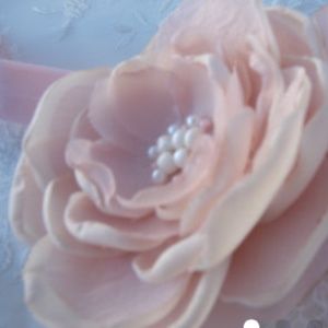 COPY - Blush Flower Brooch or Headband